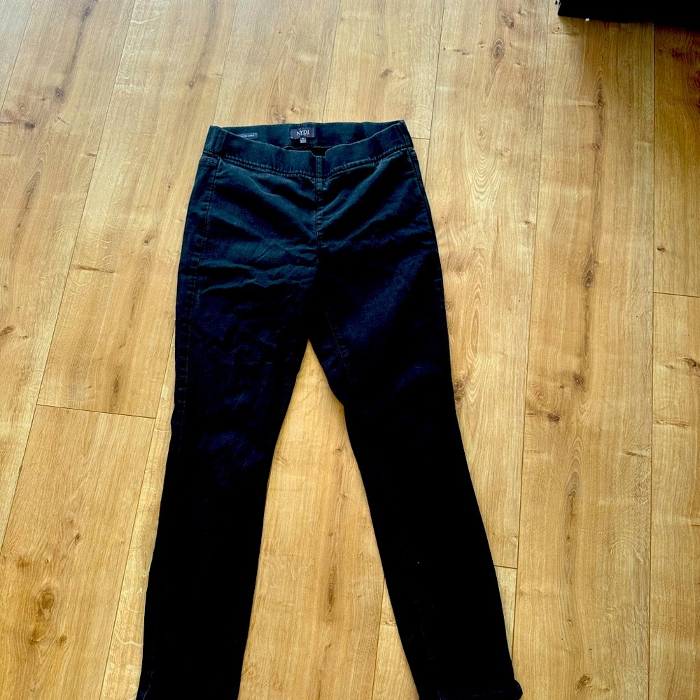 NYDJ black pants. Worn often.